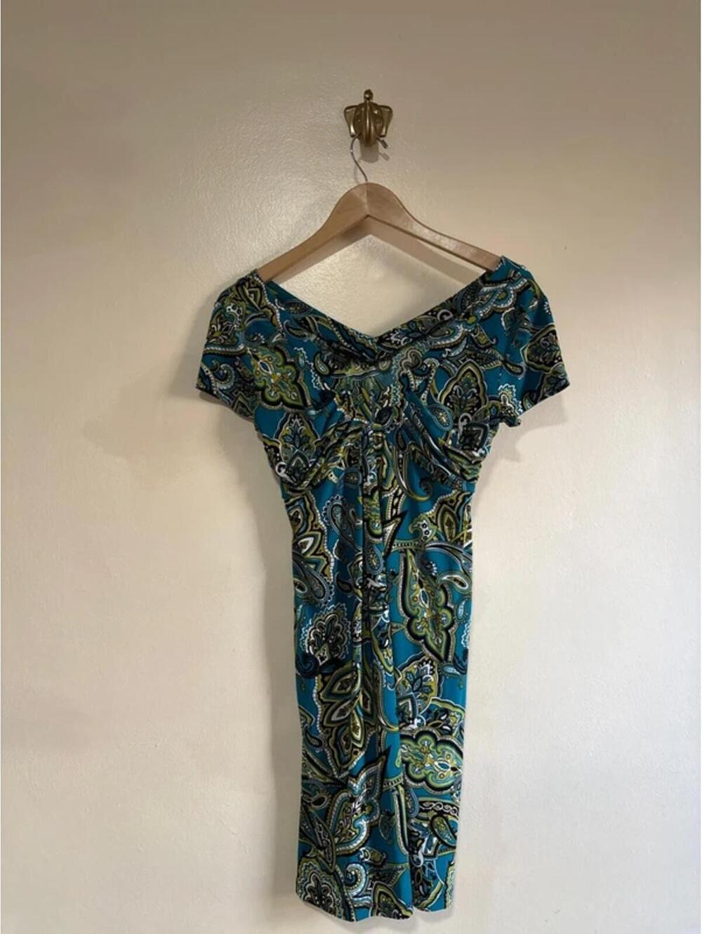 INC brand Paisley Babydoll Mini Dress Y2K, size‎ XS